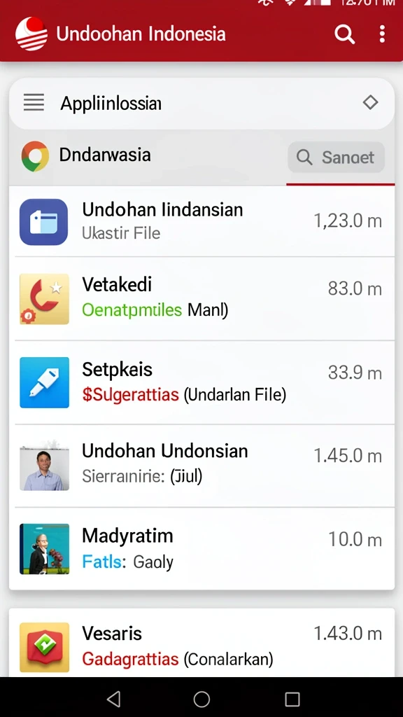 brojp - Tampilan menu utama yang menarik dan user-friendly.