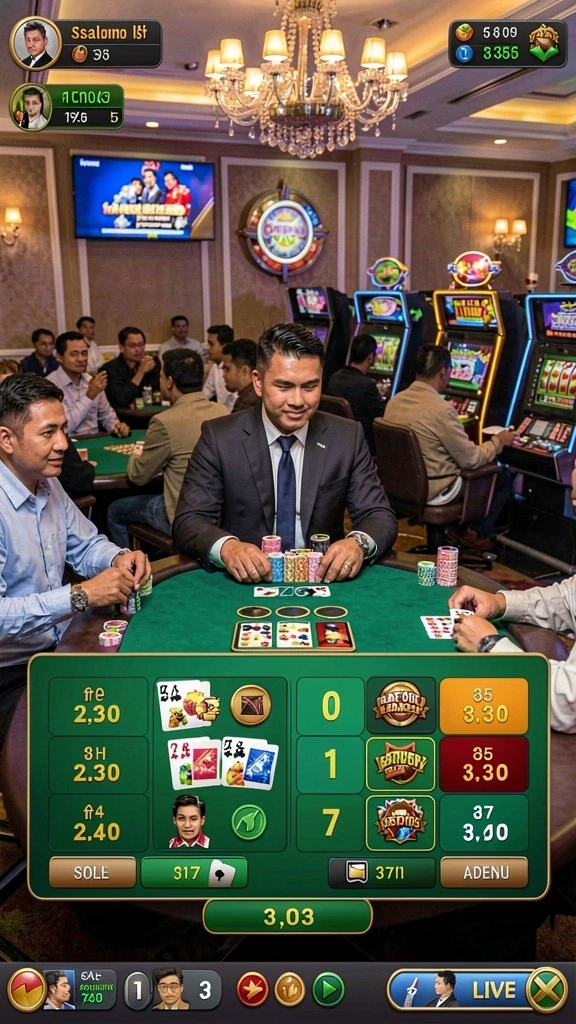 hokiwin - Tampilan antarmuka pengguna yang menarik dan intuitif.