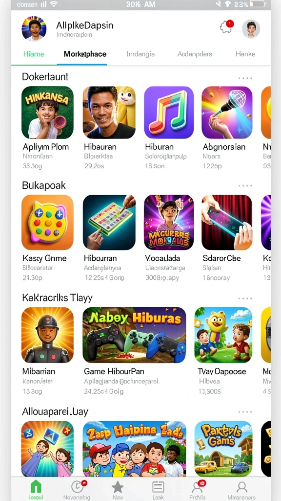 marvrl77 - Tampilan antarmuka yang user-friendly dan modern.